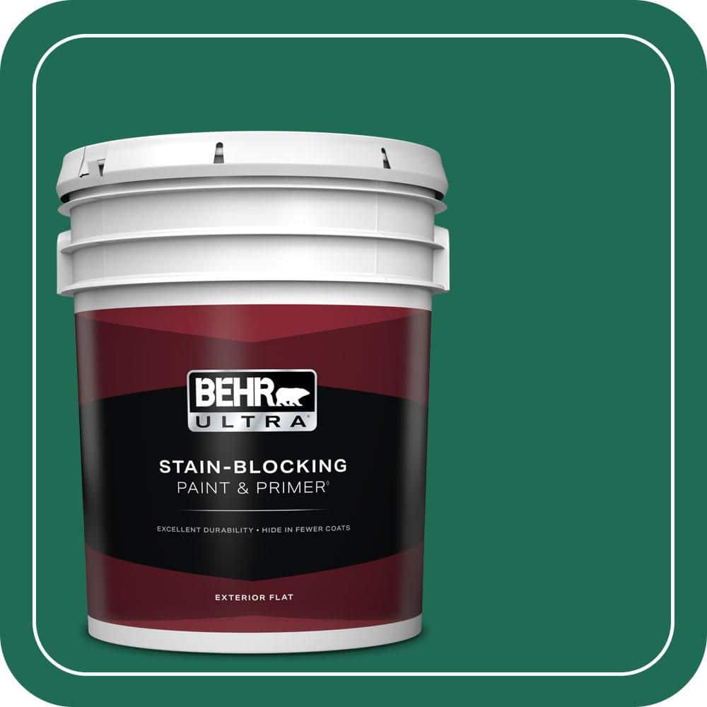 5 gal. #P430-7 Sparkling Emerald Flat Exterior Paint & Primer price history on PriceWatchPro