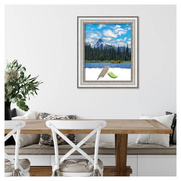 Amanti Art Salon Silver Picture Frame Opening Size 18 x 22 in