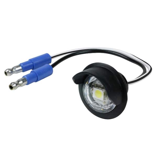 Unbranded MicroNova Multi-Volt Dot LED License Light with Hooded Grommet (Bulk Packaging)