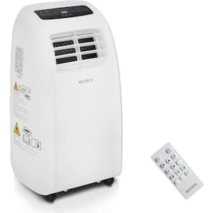 4,500 BTU Portable Air Conditioner Cools 200 Sq. Ft. with Dehumidifier in White