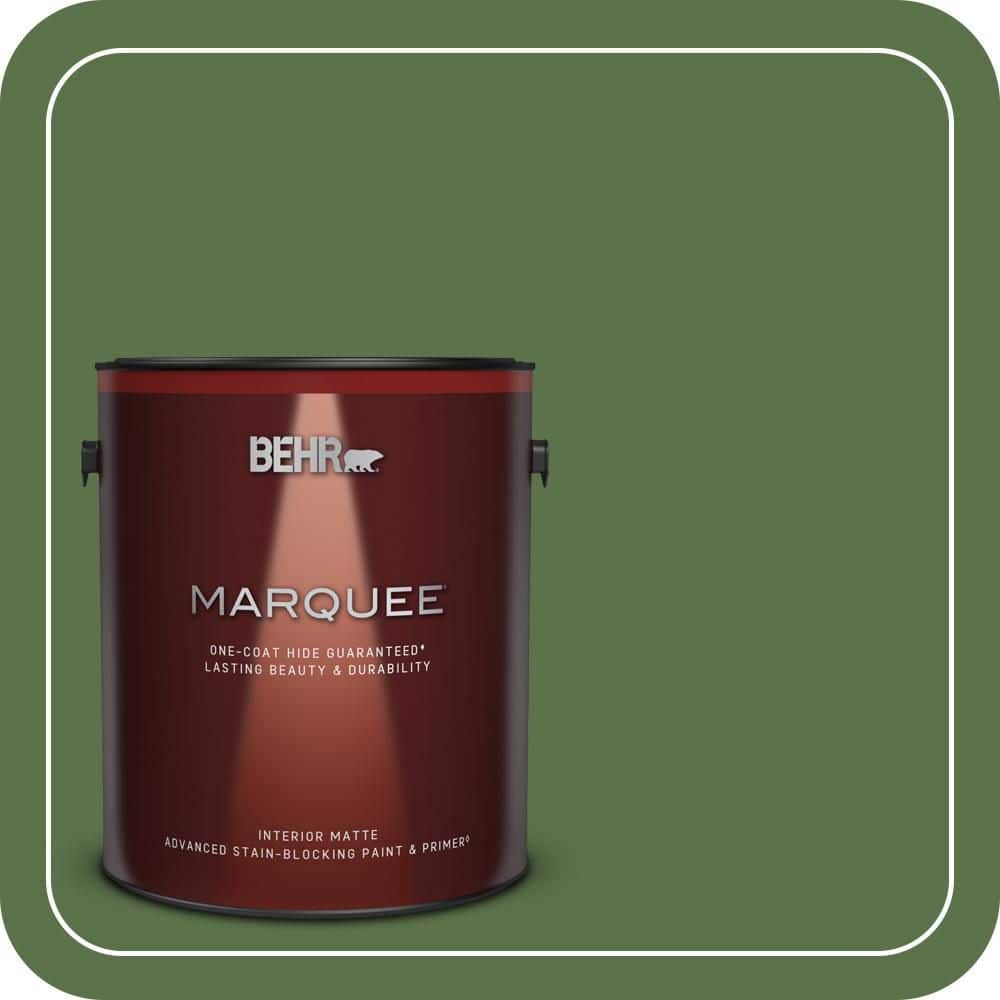 1 gal. #MQ6-48 Hummingbird Green One-Coat Hide Matte Interior Paint & Primer price history on PriceWatchPro