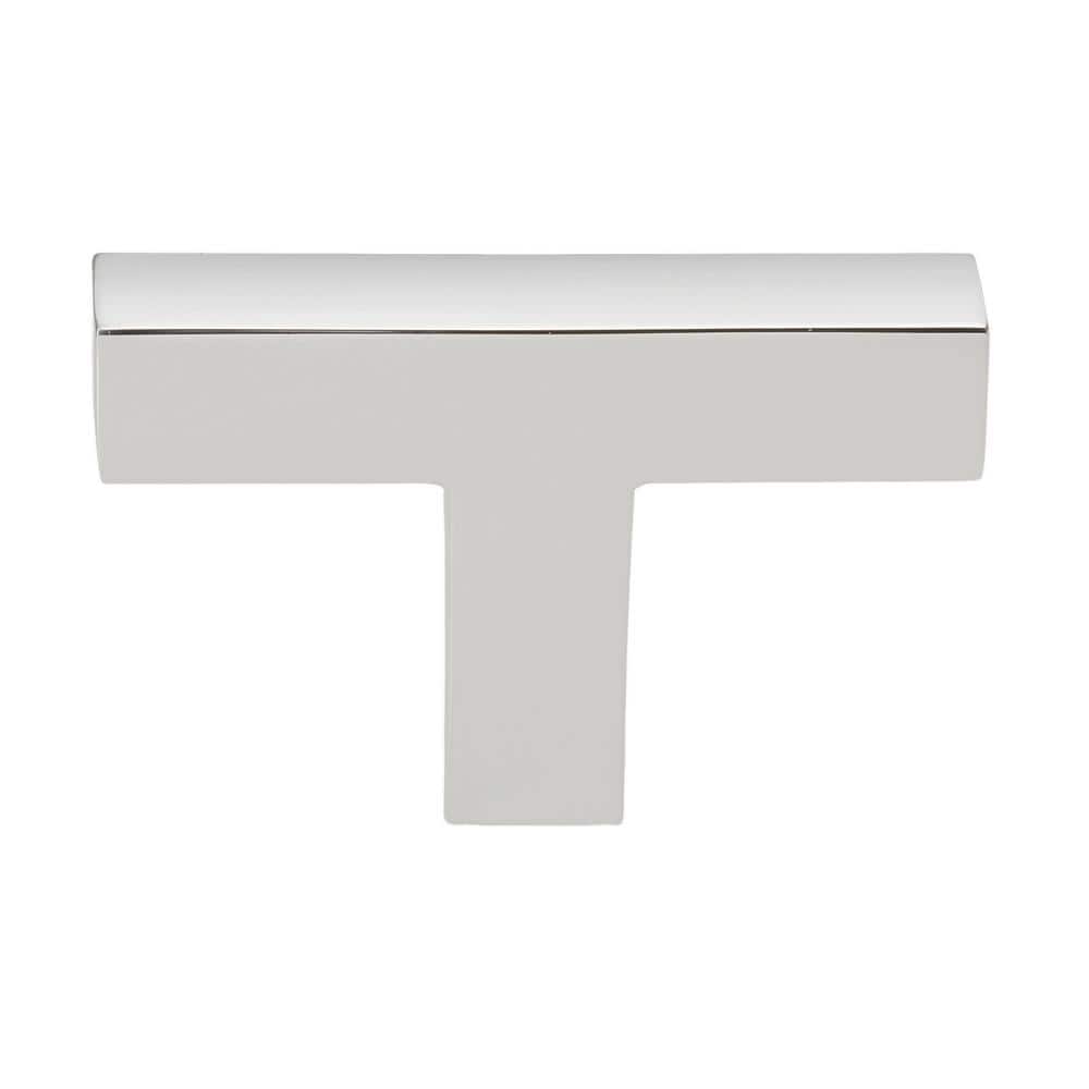 2 in. Polished Chrome Finish Solid Square Cabinet Knob (10-Pack) price history on PriceWatchPro