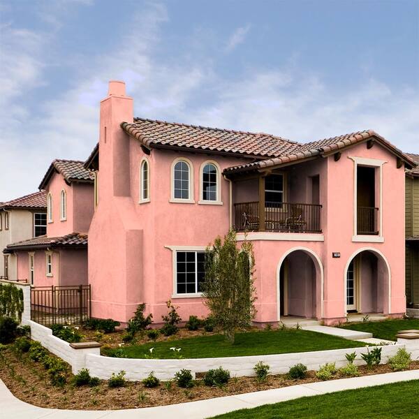 BEHR PRO 1 gal. #190B-4 Duchess Rose Flat Exterior Paint PR61301