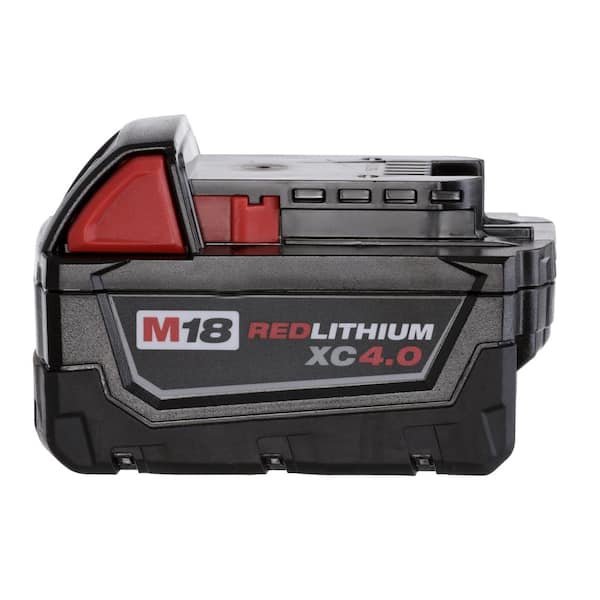 Milwaukee M18 18-Volt 4.0 Ah Lithium-Ion XC Extended Capacity Battery Pack  48-11-1840 - The Home Depot