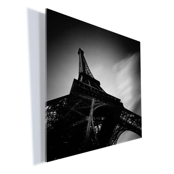 Trademark Fine Art 18 in. x 24 in. "Eiffel 1" by Moises Levy Printed Acrylic Wall Art