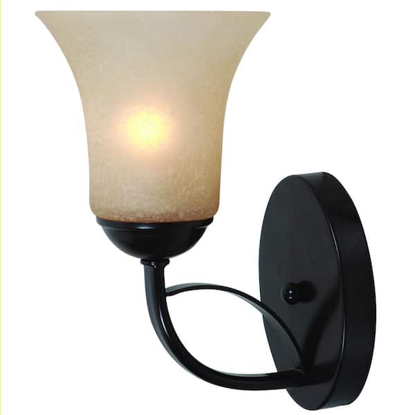 Unbranded Ali 1-Light Oil-Rubbed Bronze Wall Sconce
