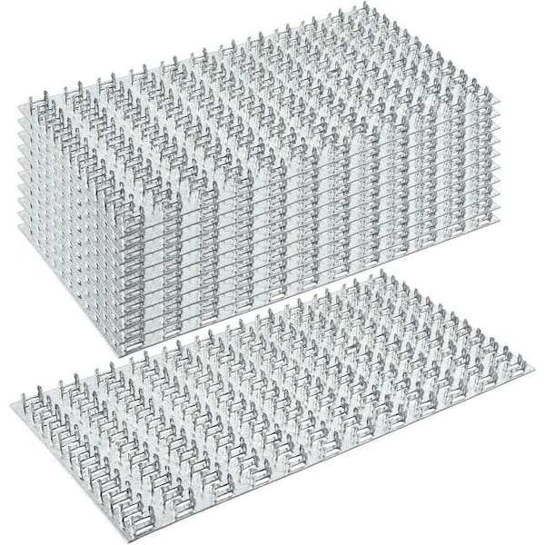 6x12 Steel Pronged Truss Mending Plate Nail Teeth Brackets for Wood Roofing Connector 10 Pack