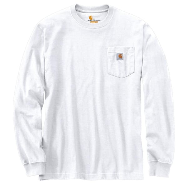 Long Sleeve Heavyweight 100% Cotton T-Shirt - Made in USA