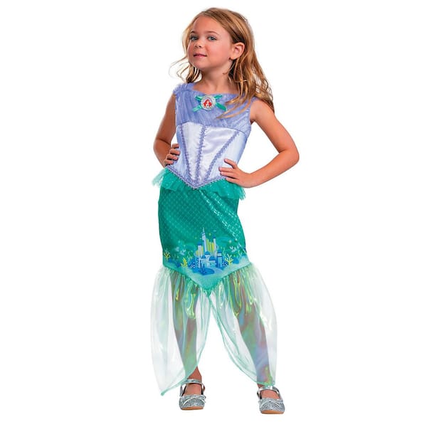 Kids Deluxe Little Mermaid Ariel Costume - Small - Kids Halloween Costume
