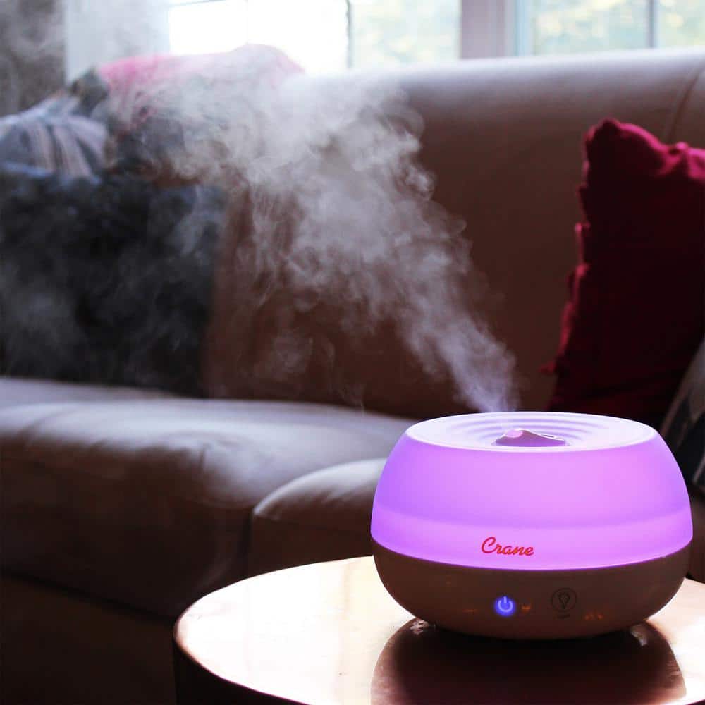 White Ultrasonic Cool Mist Humidifier and Aroma Diffuser
