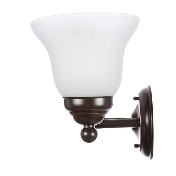 Hampton Bay Ashhurst 3-Light Oil Rubbed Bronze Vanity Light with