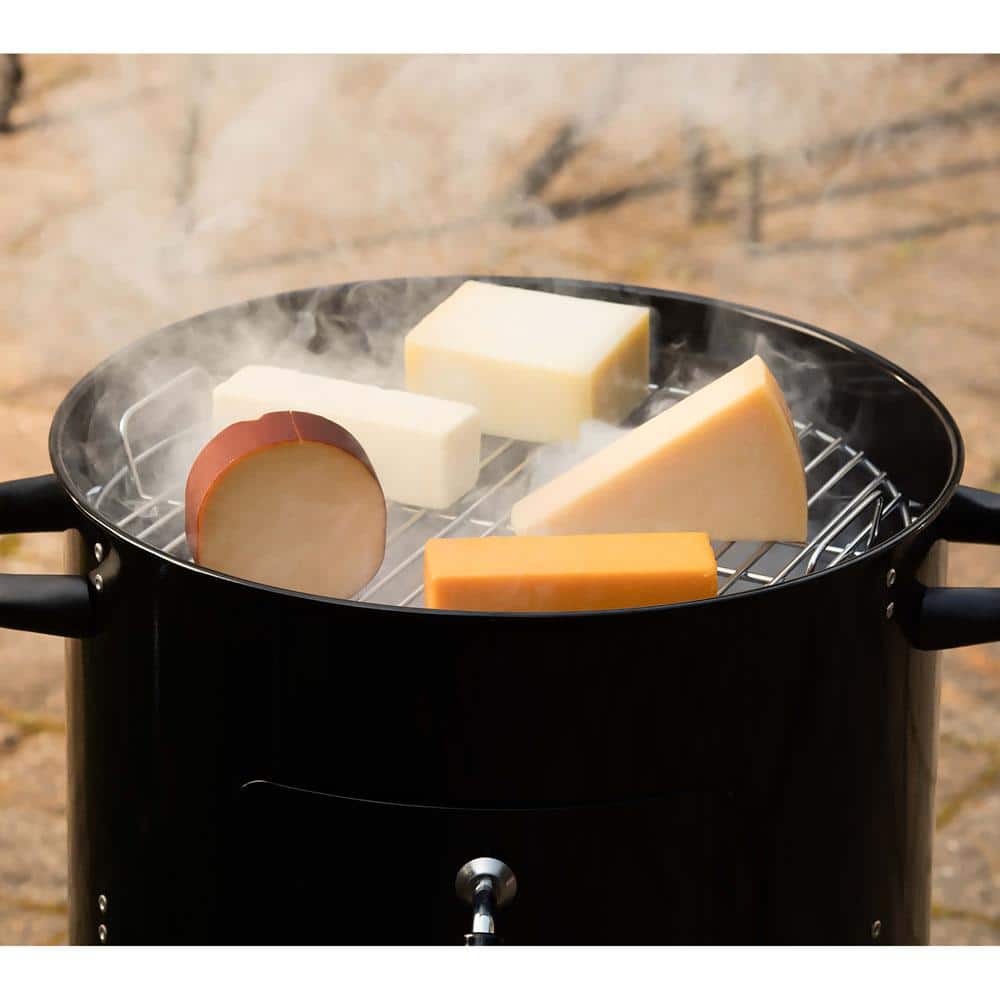 Cuisinart 18" Vertical Charcoal Smoker with Dual Vents, Black
