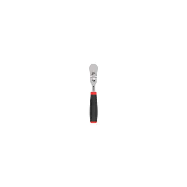 TEKTON 1/4 in. Drive x 6 in. Flex Head Comfort Grip Ratchet