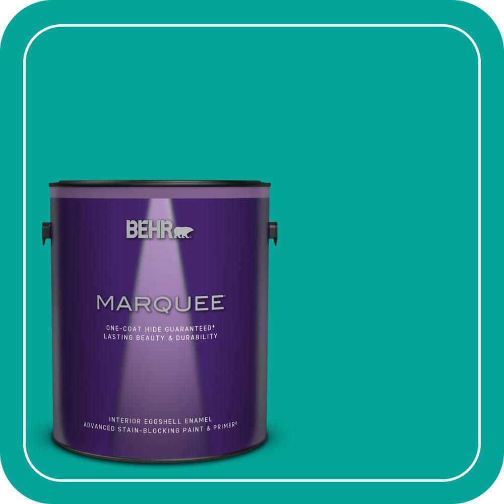 1 gal. Home Decorators Collection #HDC-MD-22 Tropical Sea Eggshell Enamel Interior Paint & Primer price history on PriceWatchPro