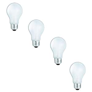 40-Watt Equivalent A19 Dimmable Clear Eco Incandescent Halogen Light Bulb Soft White (4-Pack)