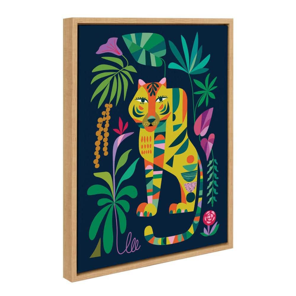 Sylvie Tiger in the Forest by Rachel Lee Framed Art Print 18 in. x 24 in. price history on PriceWatchPro