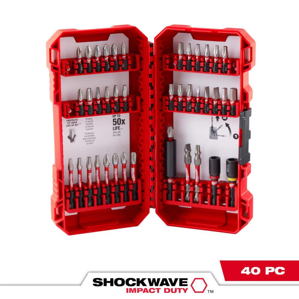 MILWAUKEE Multi material drill bits 8PC SHOCKWAVE IMPACT DUTY
