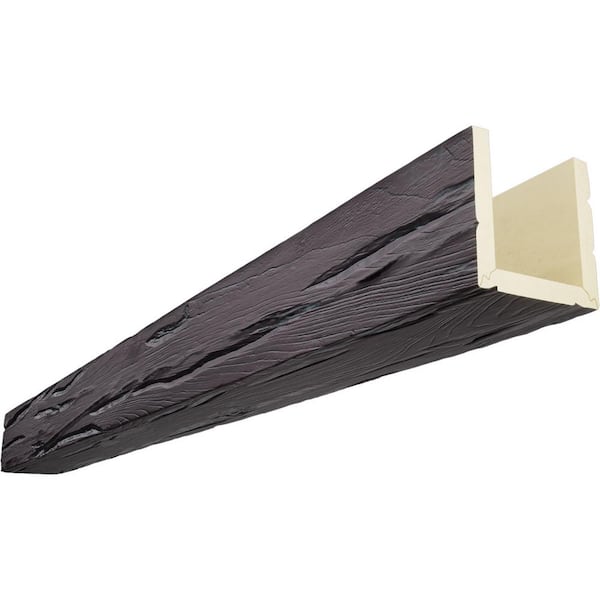 Endurathane 10 in. H x 4 in. W x 18 ft. L Riverwood Sangria Faux Wood Beam