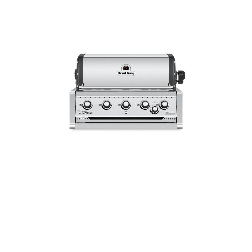 Imperial S 570 5-Burner Built-In Natural Gas Grill Head with Rear Rotisserie Burner