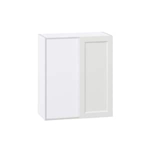 Alton Painted White Shaker Assembled Wall Blindcorner Kitchen Cabinet (30 in. W X 35 in. H X 14 in. D)