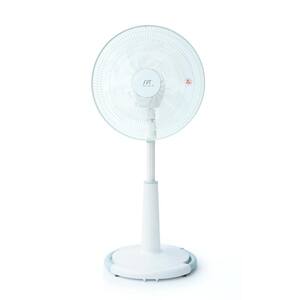 Adjustable-Height 39 in. Oscillating Pedestal Fan with O-shaped Oscillation