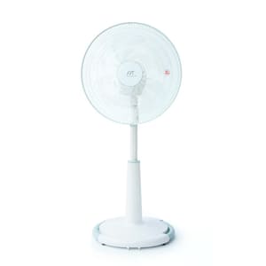 Adjustable-Height 39 in. Oscillating Pedestal Fan with O-shaped Oscillation