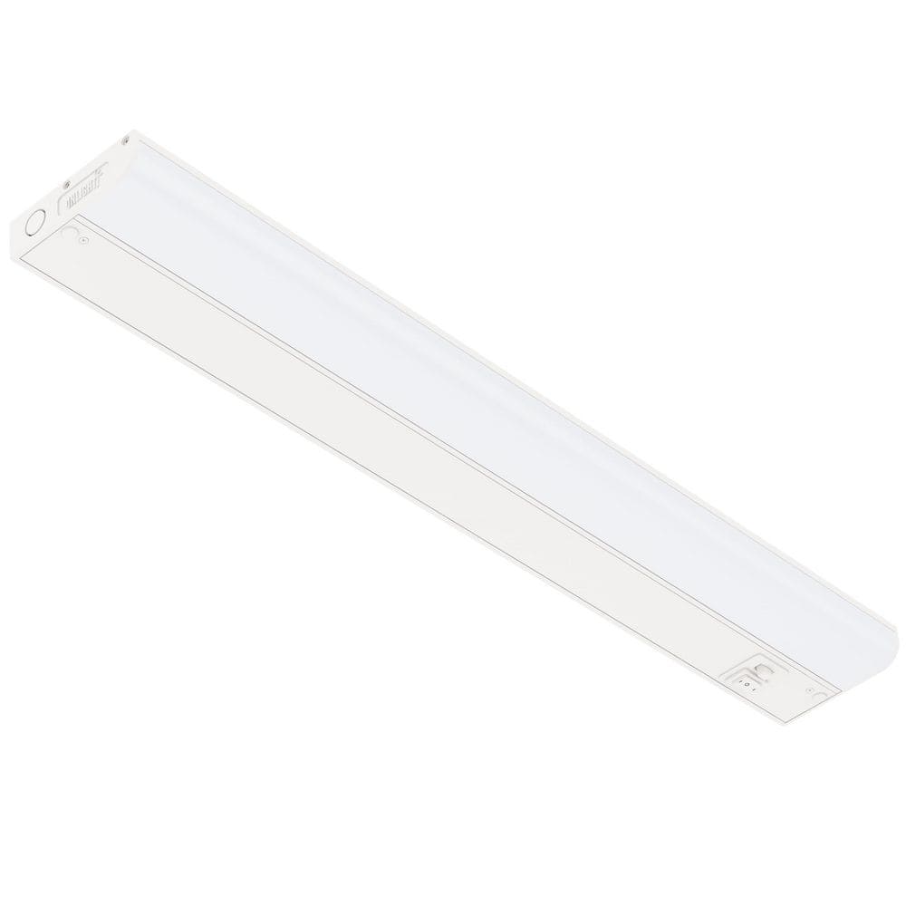 24 in. Matte White 3-Color Under Cabinet LED Lights, Dimmable Hardwired Only Under Cabinet Lights (3000K/4000K/5000K) price history on PriceWatchPro