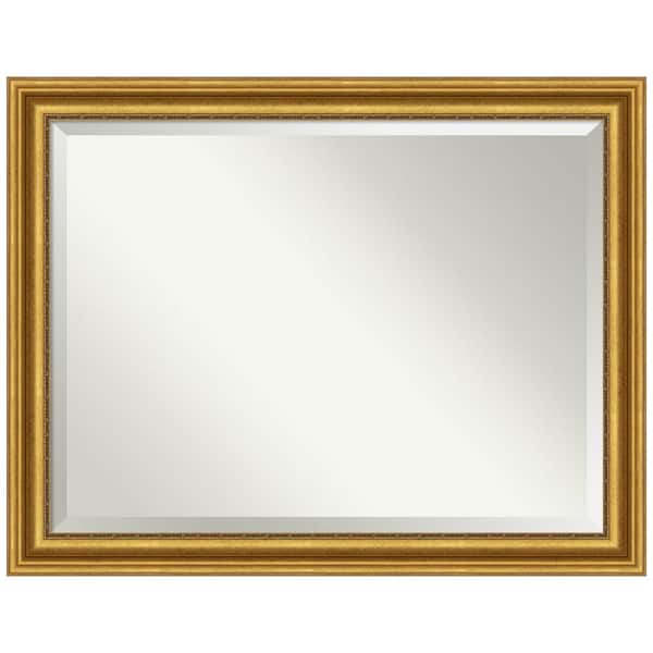 Amanti Art Parlor Gold 452 in. x 352 in. Bathroom Vanity Mirror