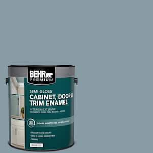 1 gal. #MQ5-27 Rainy Season Semi-Gloss Enamel Interior/Exterior Cabinet, Door & Trim Paint