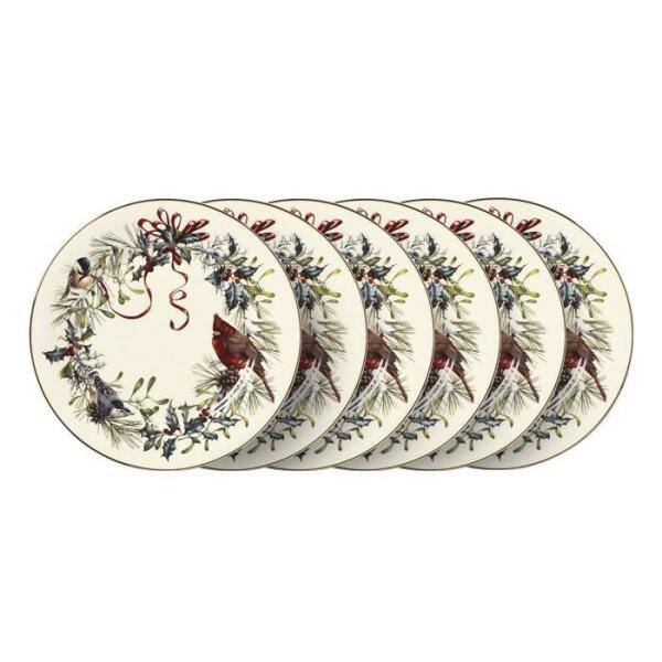 thumbnail image 2 of Lenox Winter Greetings Scenic Round Serving Bowl – Ivory Bone China – Made In USA – NIB 2 of 5
