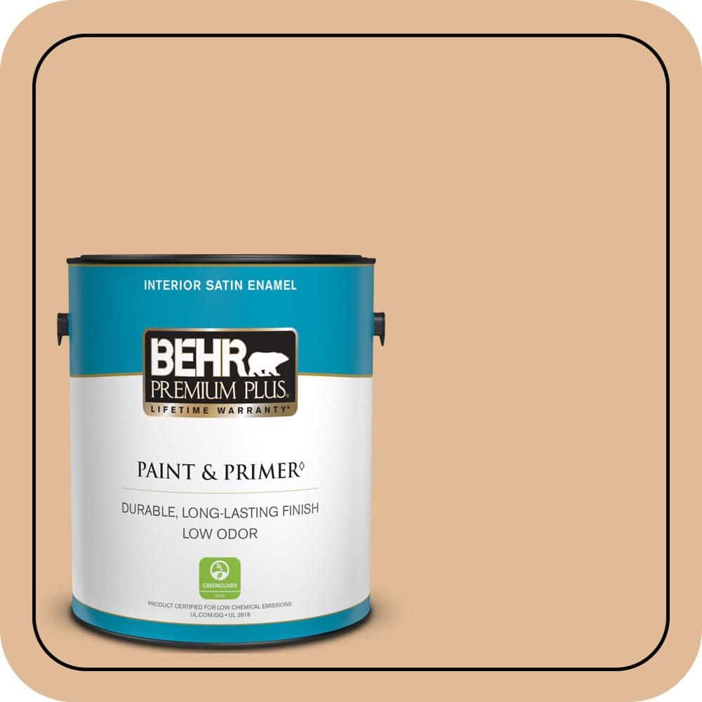 1 gal. #S250-3 Honey Nougat Satin Enamel Low Odor Interior Paint & Primer price history on PriceWatchPro