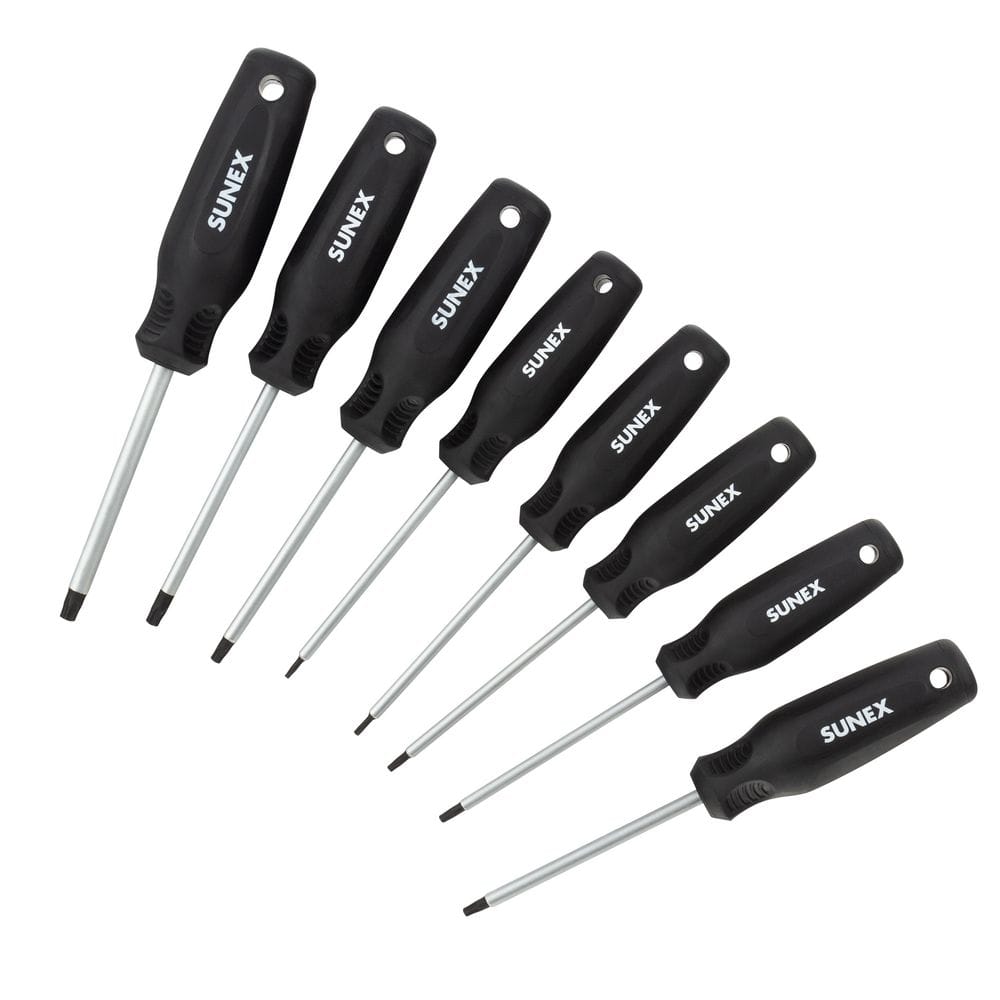 SUNEX TOOLS 8 pc. Torx Combination Screwdriver Set SXTSD8 - The