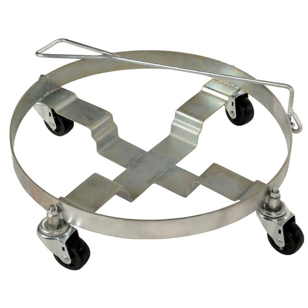 Vestil 1,000 lb. Capacity Round Drum Dolly with Handle DRUMDRHHR