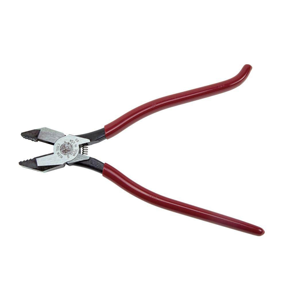 Klein Tools Ironworker's Pliers, Aggressive Knurl, 9-Inch D201-7CSTA - The  Home Depot