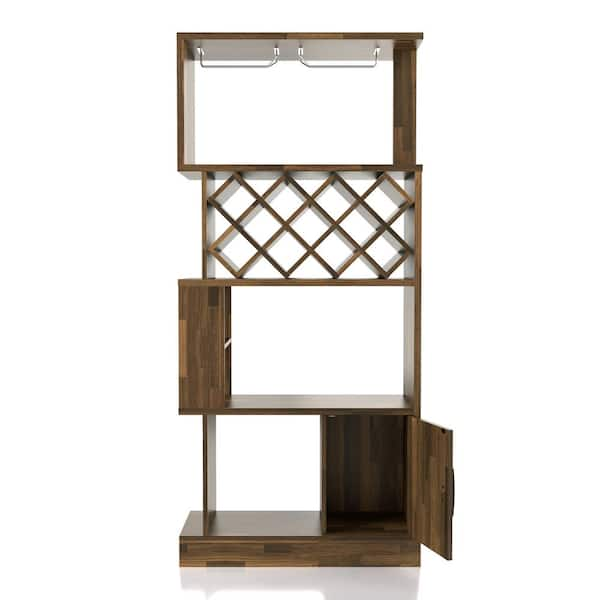 Crate and barrel discount leaning wine rack