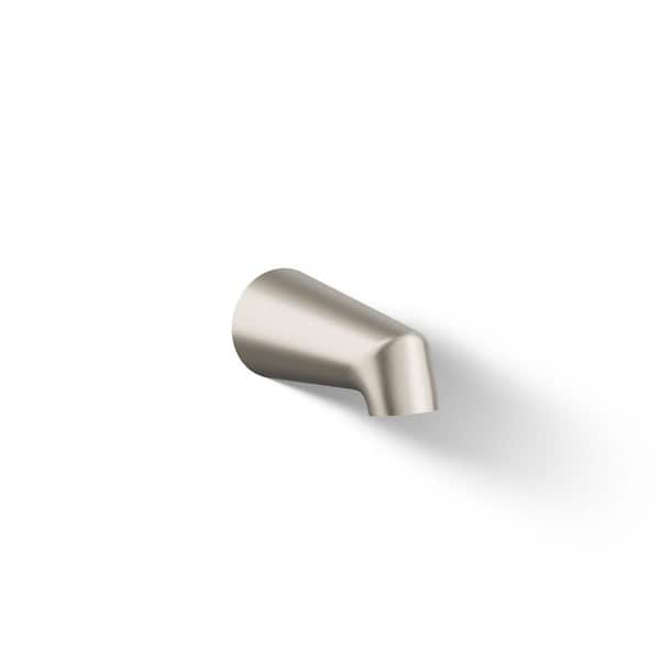 KOHLER Standard Non-Diverter Bath Spout in Vibrant Brushed Nickel