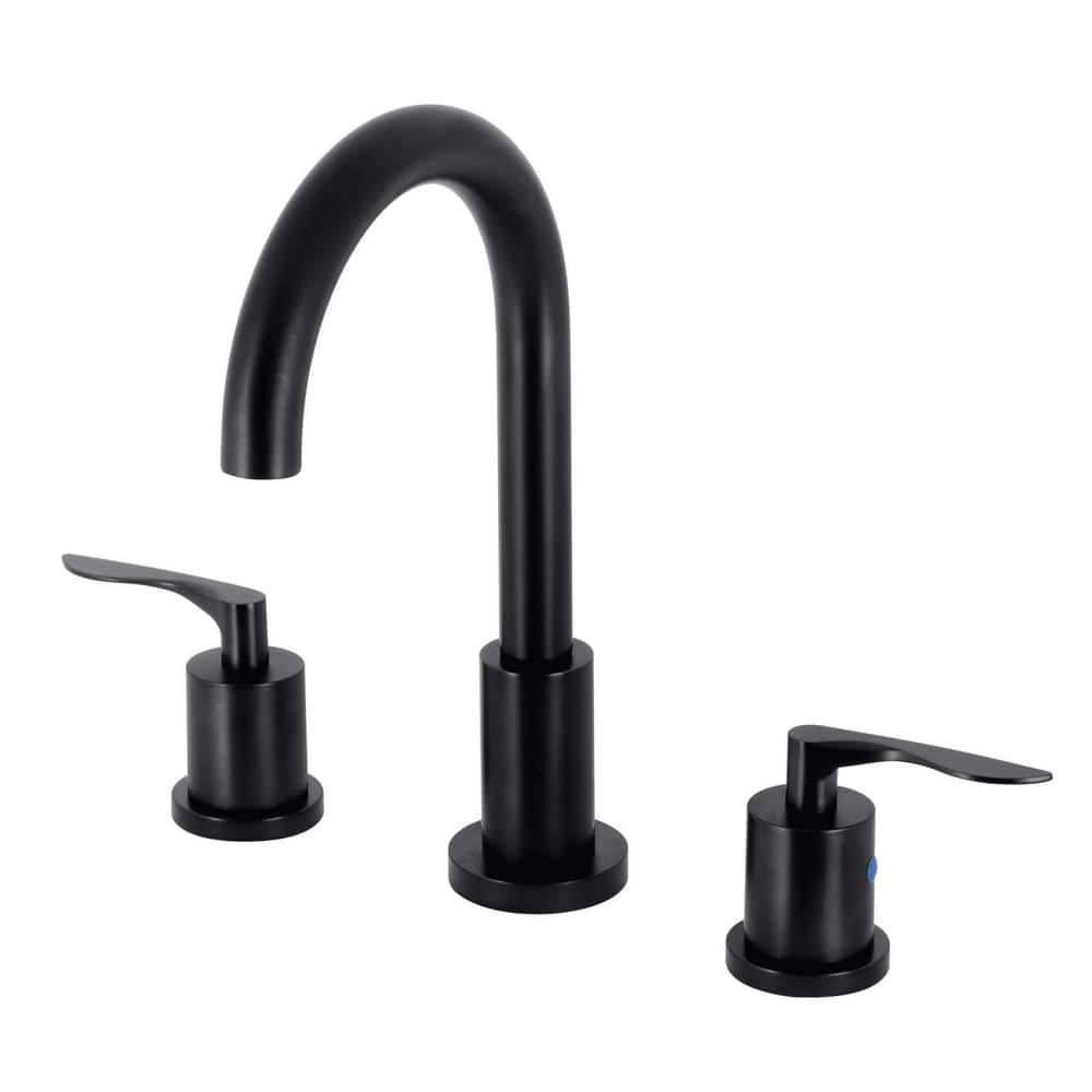 Kingston Brass Serena 2-Handle High Arc 8 in. Widespread Bathroom ...