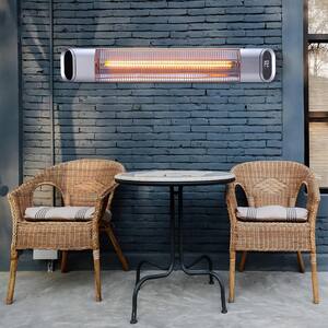 1500-Watt Portable Electric Infrared Carbon Tech Space Heater Wall Heater With LED Display and Remote Indoor/Outdoor