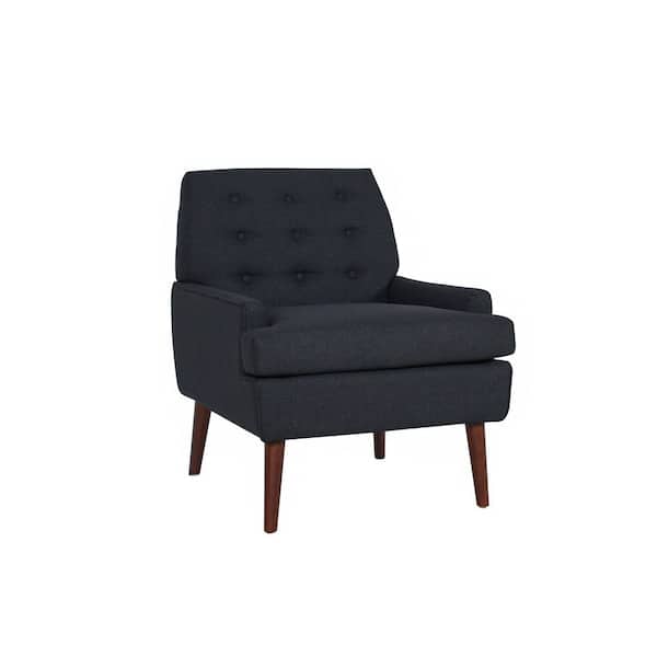 Unbranded Black Upholstered Accent Armchair