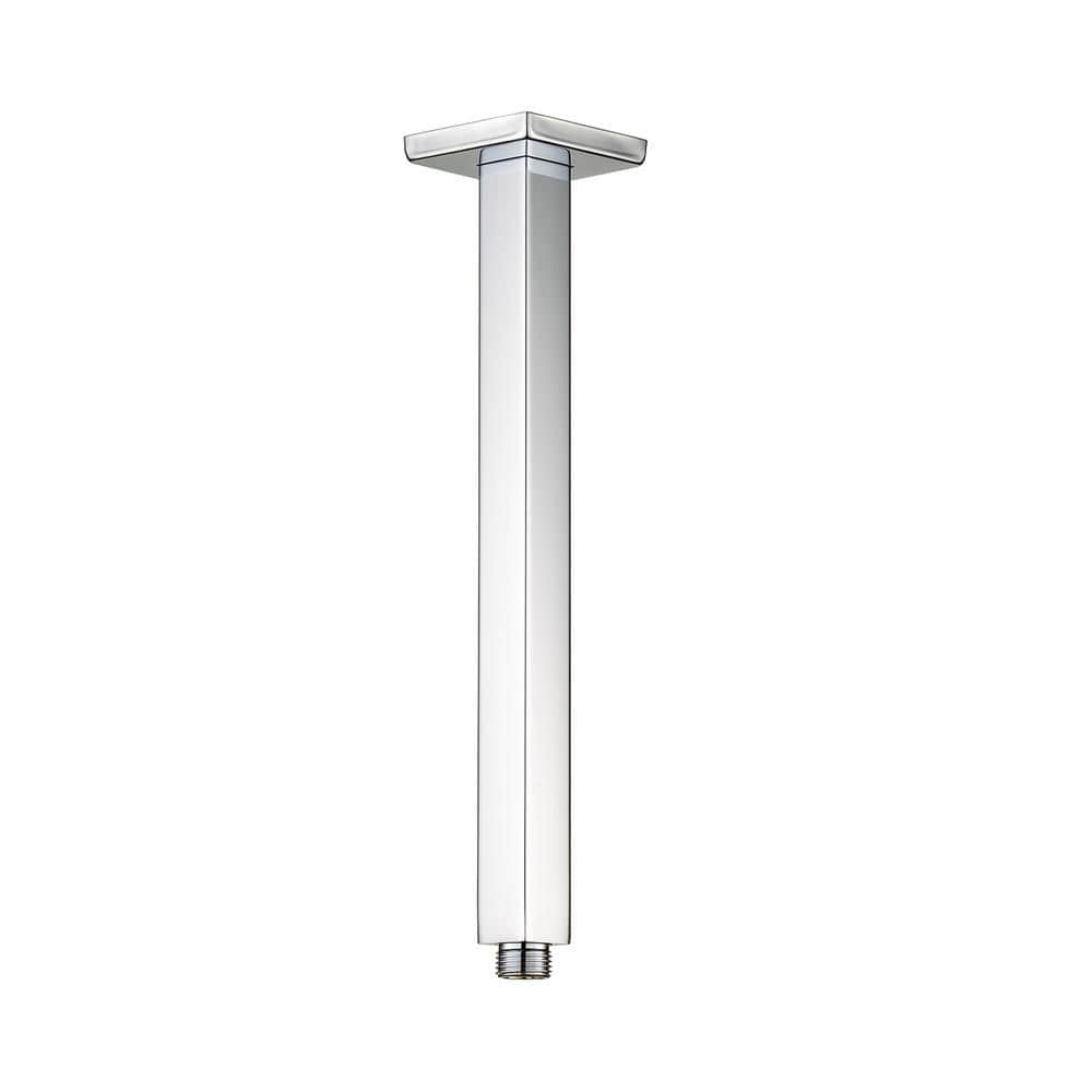 RAINLEX 12 in. 300 mm sq. Ceiling Mount Shower Arm and Flange in