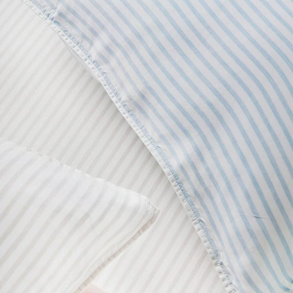 Pale Blue Stripe Tencel Fabric