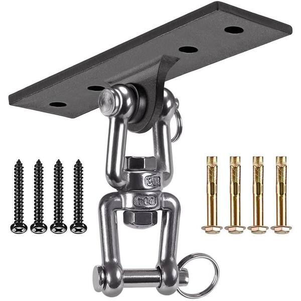 Mac Auto Parts 360° Swivel Exhaust Hanger Kit (4-Pack) – Universal Weld-On Mild Steel With Clamps