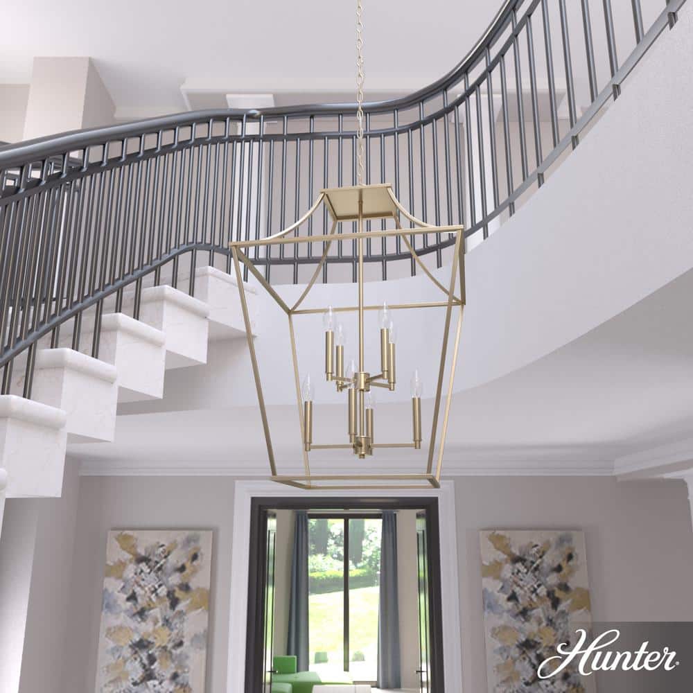 Laurel Ridge 8-Light Alturas Gold Lantern Pendant Light price history on PriceWatchPro