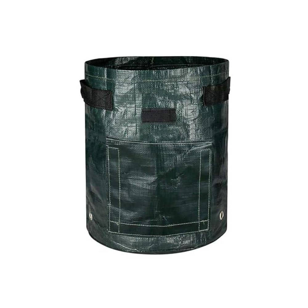 10 Gal. Plastic Potato Grow Bags with Flap, Sturdy Handles Thick PE Fabric Planter Pots in Green (4-Pack) price history on PriceWatchPro