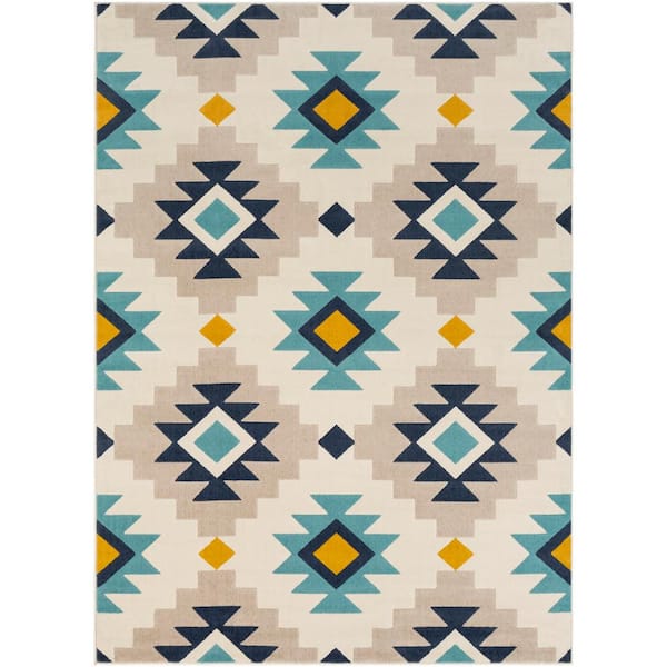 Artistic Weavers Astvin Mustard 7 ft. 10 in. x 10 ft. 3 in. Mexican Area Rug