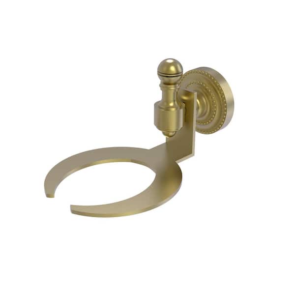 Retro-Dot Collection Wall Mounted Soap Dish in Satin Brass