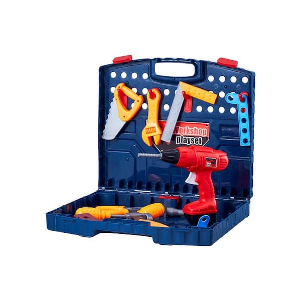 Kids Work bench, 56 pcs, Toddler Work Bench Learning Gift for Boys & Girls, Kids Tool Bench with Realistic Tools