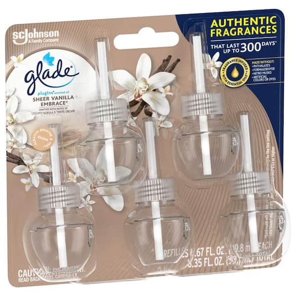 3.35 fl. oz. Sheer Vanilla Embrace PlugIns Scented Oil Refill (5-Count)