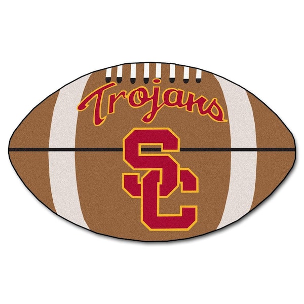 FANMATS NCAA University of Southern California Brown 2 ft. x 3 ft. Specialty Area Rug