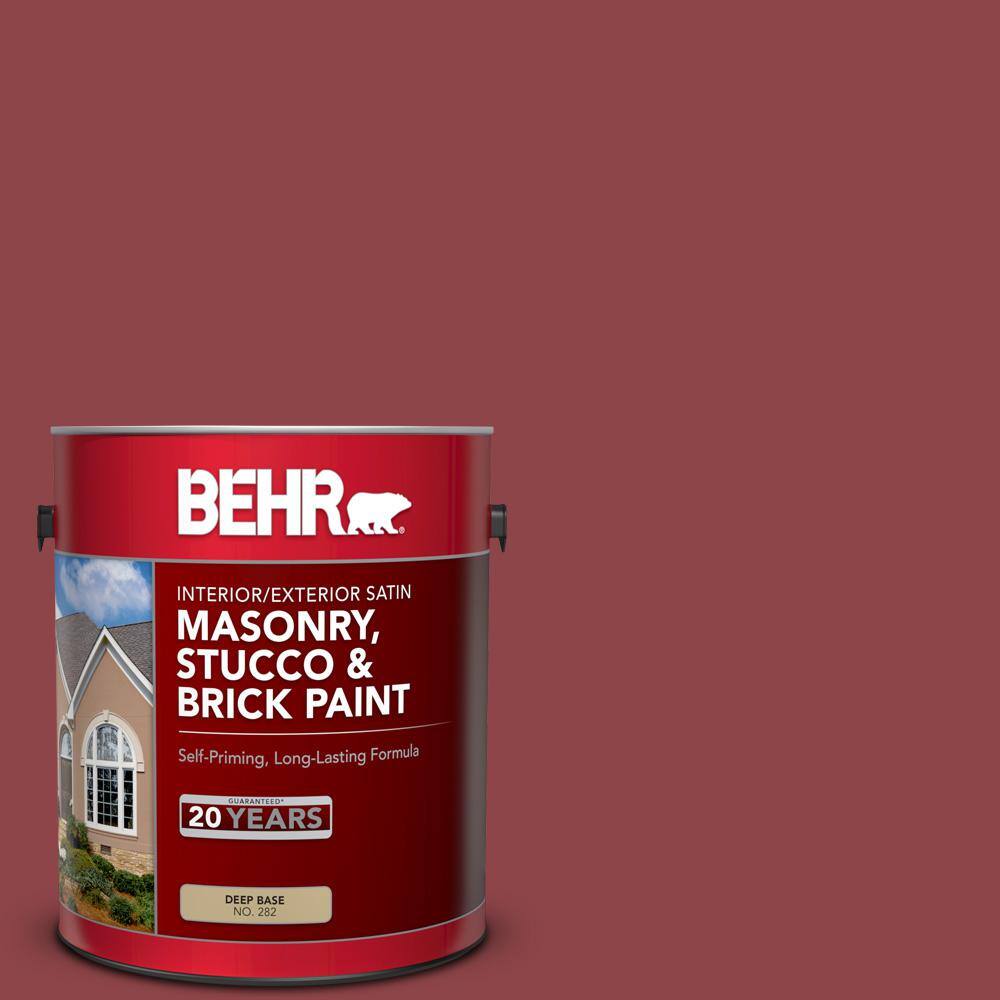 1 gal. #MQ1-09 Haute Couture Satin Interior/Exterior Masonry, Stucco and Br